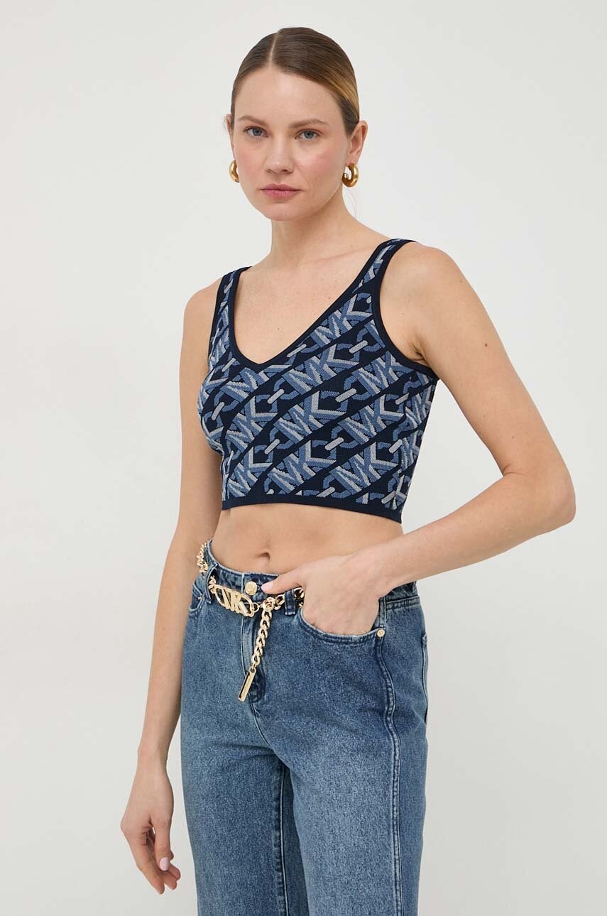 Top MICHAEL Michael Kors χρώμα: ναυτικό μπλε