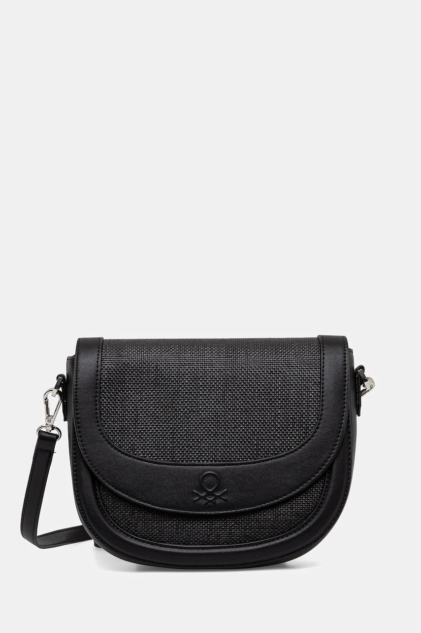 Τσάντα United Colors of Benetton χρώμα: μαύρο, 6NYFDY07R