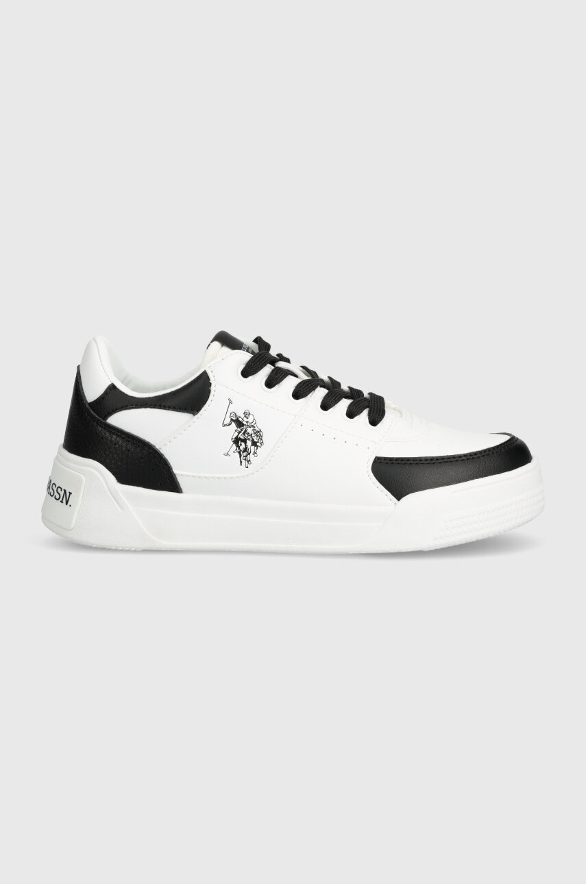 Αθλητικά U.S. Polo Assn. NOLE χρώμα: μαύρο, NOLE001W 4YN1