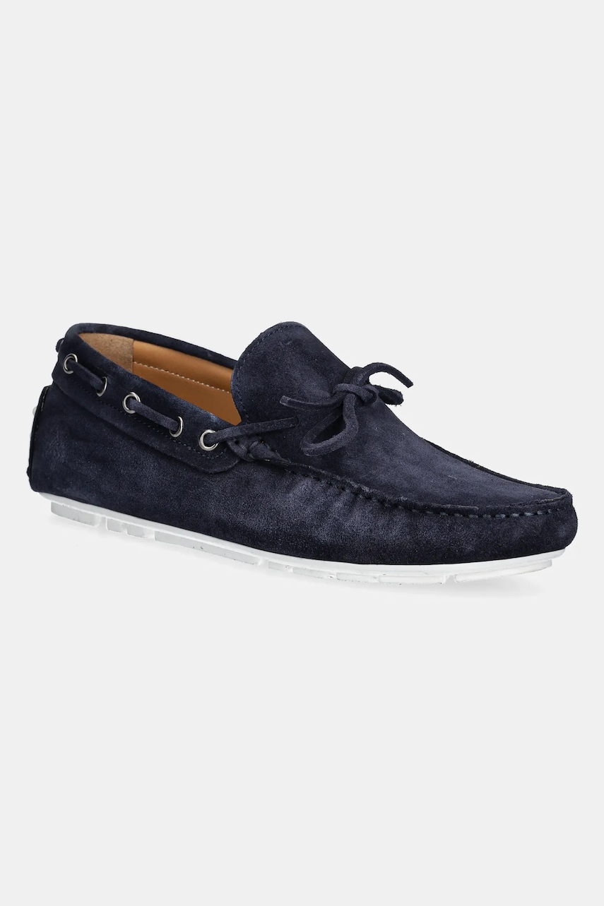 Μοκασίνια σουέτ U.S. Polo Assn. PABLO001M/5S1 χρώμα: ναυτικό μπλε, PABLO