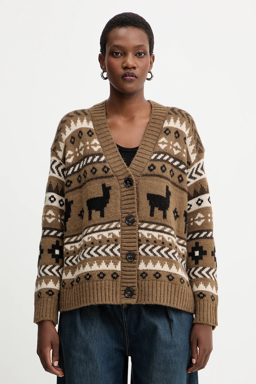 Μάλλινη μπλουζα Weekend Max Mara OVATTA γυναικεία, χρώμα: πράσινο, 2525346092600