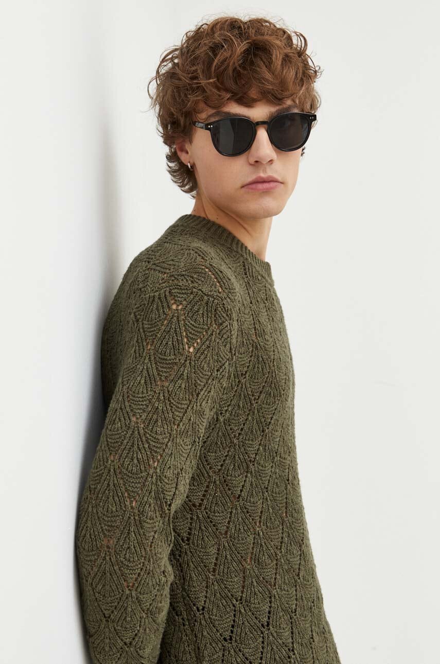 Μπλουζάκι Abercrombie & Fitch χρώμα: πράσινο