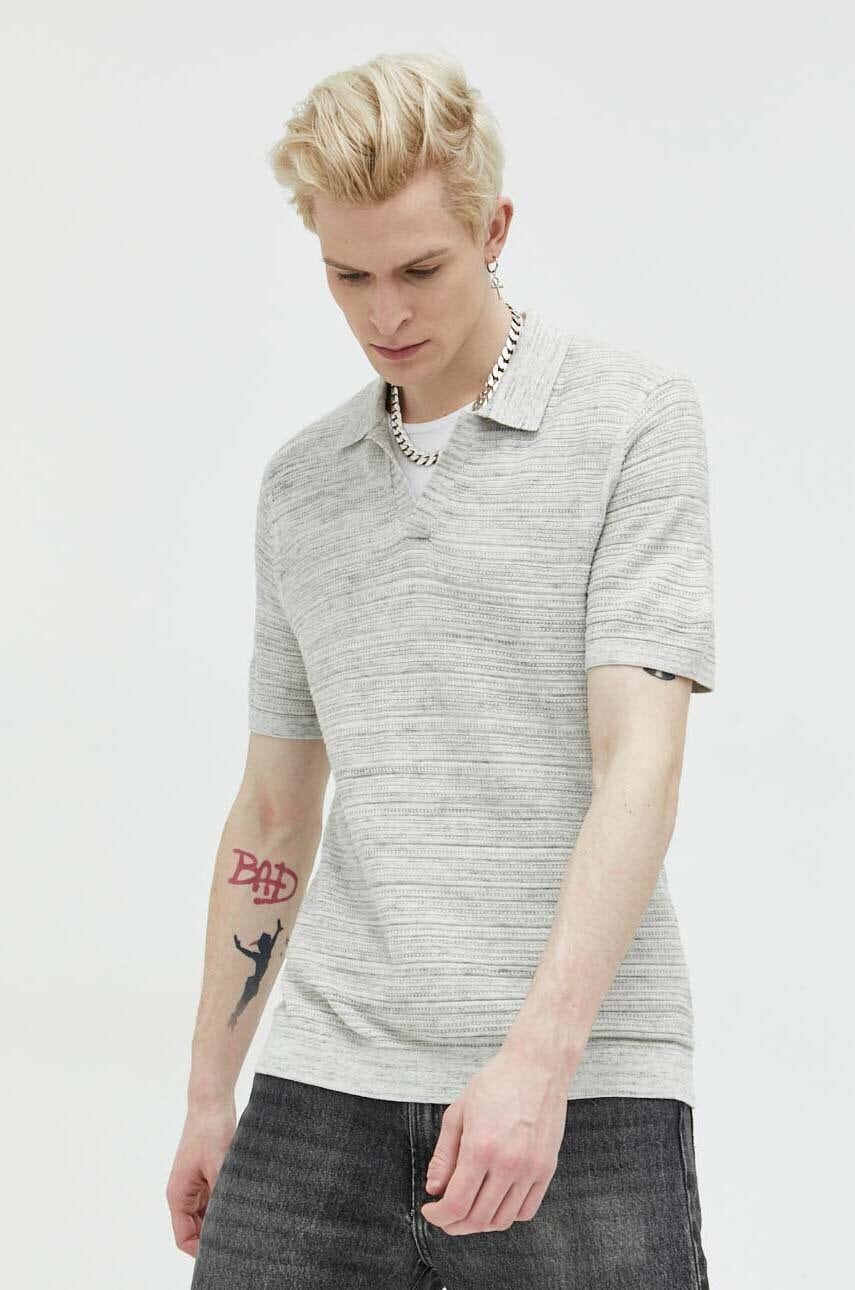 Πουλόβερ Abercrombie & Fitch χρώμα: γκρι