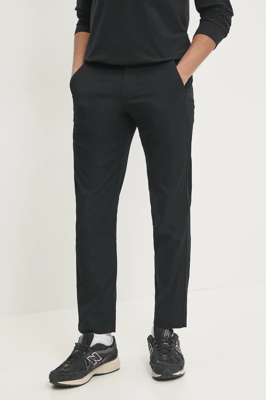 Παντελόνι Abercrombie & Fitch χρώμα: μαύρο, KI130-4097