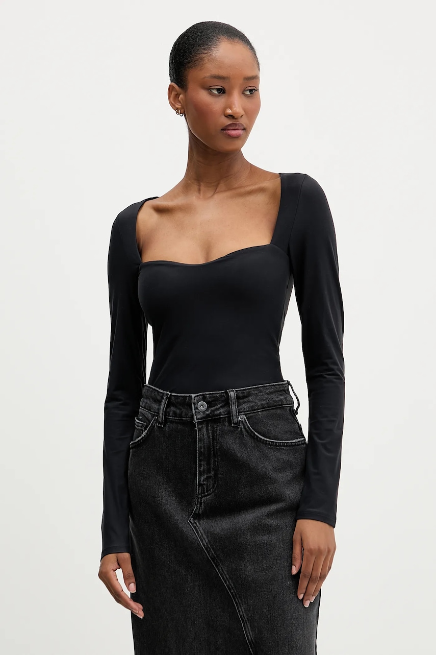 Κορμάκι Abercrombie & Fitch χρώμα: μαύρο, KI139-5868-900