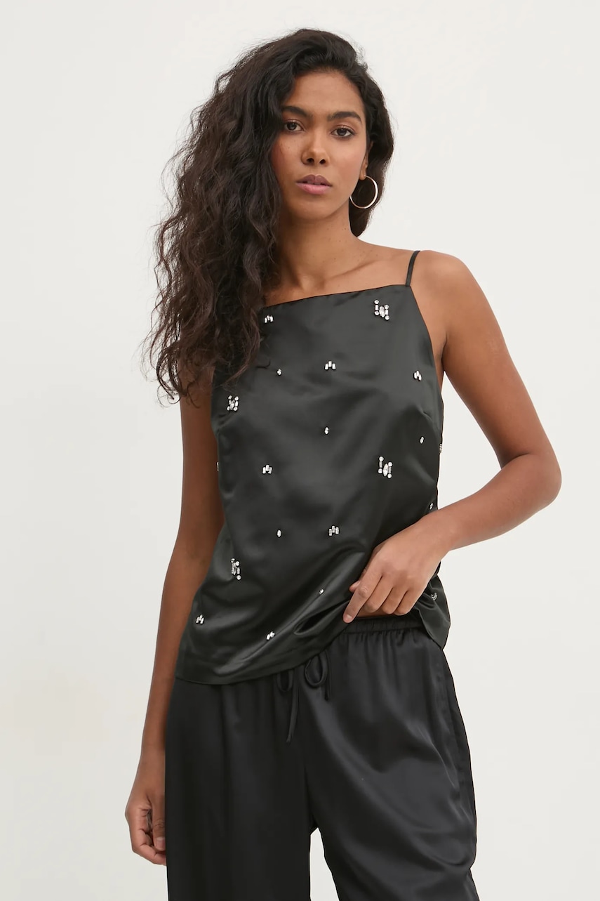 Μπλουζάκι Abercrombie & Fitch χρώμα: μαύρο, KI140-4529