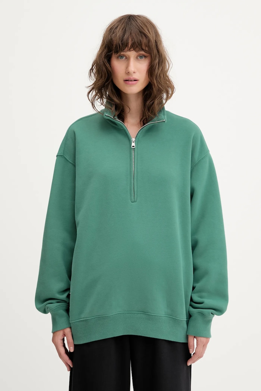 Μπλούζα Abercrombie & Fitch χρώμα: τιρκουάζ, KI152-5342-330