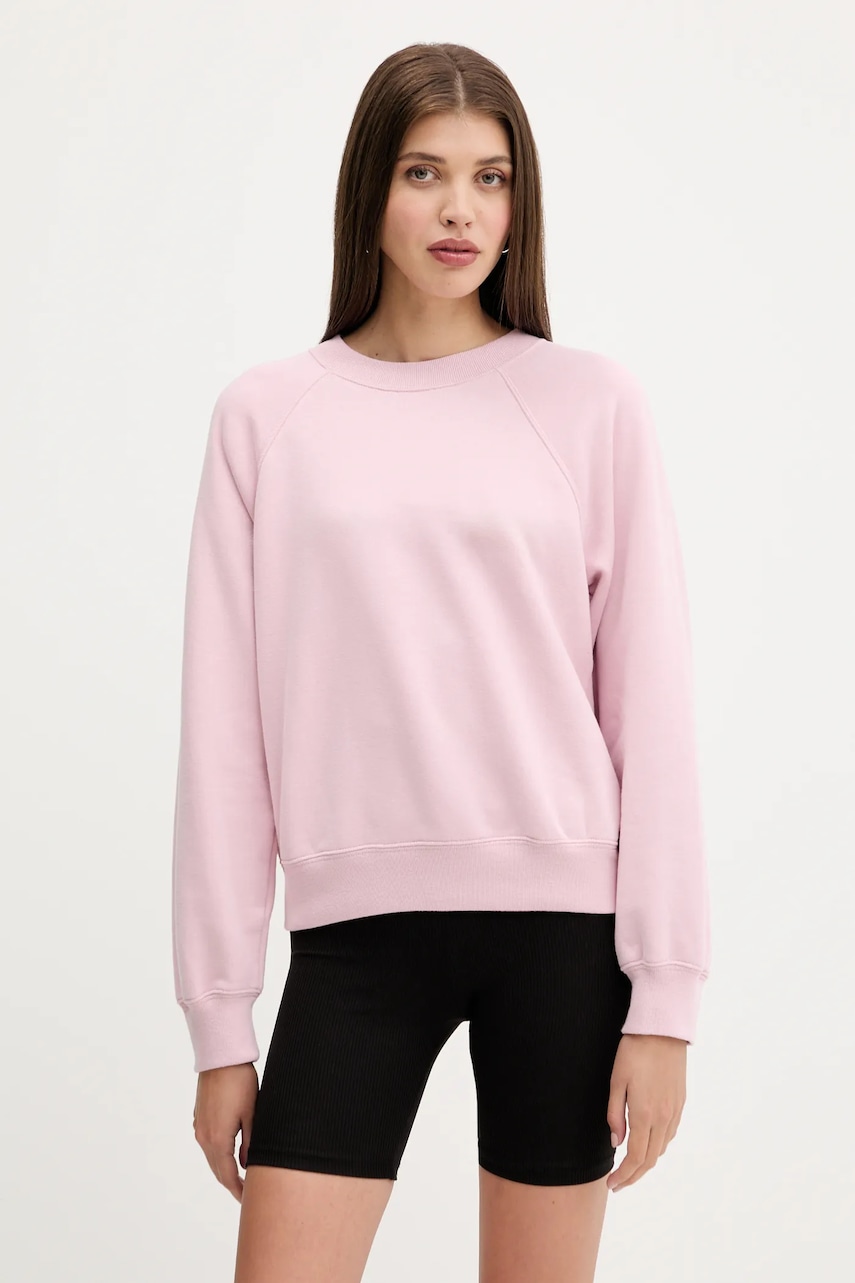 Μπλούζα Abercrombie & Fitch χρώμα: ροζ, KI152-5352-601