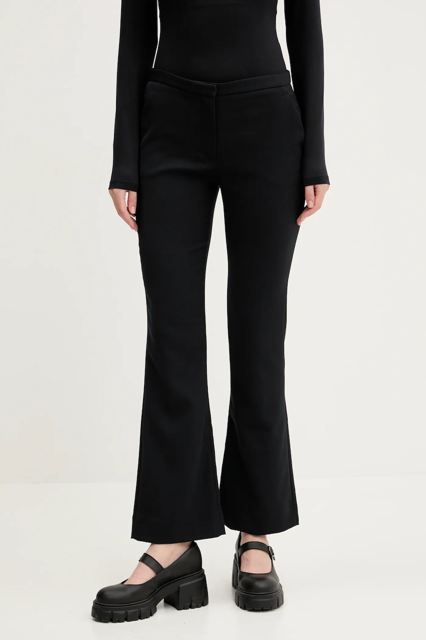 Παντελόνι Abercrombie & Fitch χρώμα: μαύρο, KI156-5434