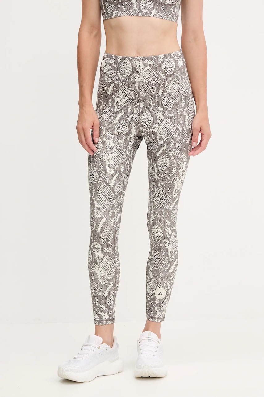 Κολάν προπόνησης adidas by Stella McCartney TruePurpose χρώμα: μπεζ, JW4556