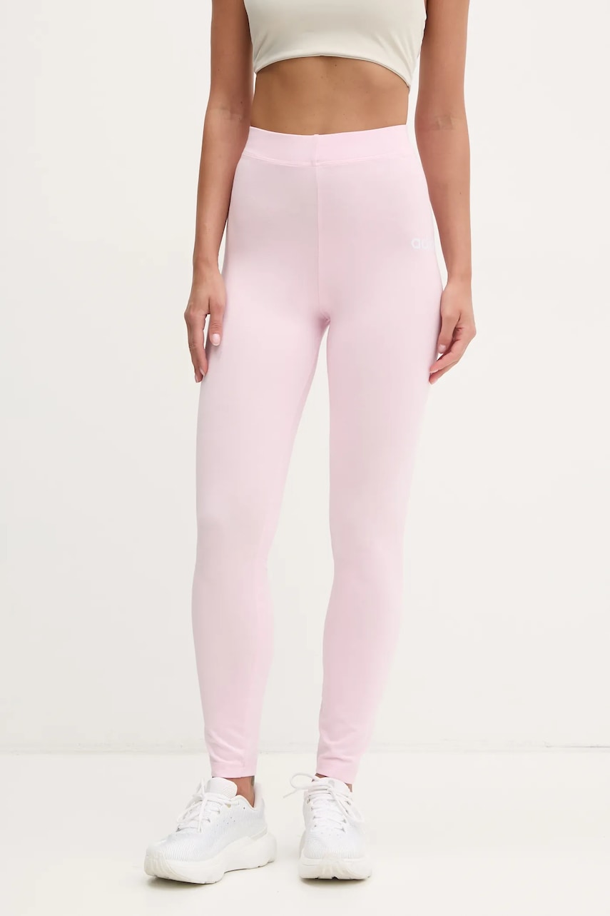 Κολάν adidas Essentials Linear χρώμα: ροζ, JD3156