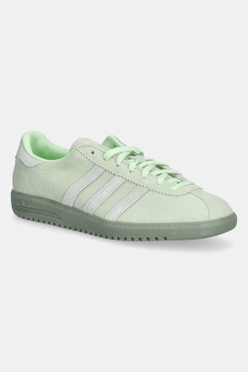 Σουέτ αθλητικά παπούτσια adidas Originals Bermuda χρώμα: πράσινο, JI2661