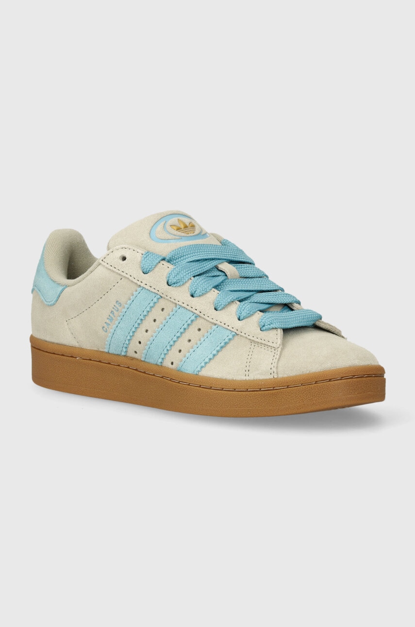 Σουέτ αθλητικά παπούτσια adidas Originals Campus 00s χρώμα: γκρι, IE5588