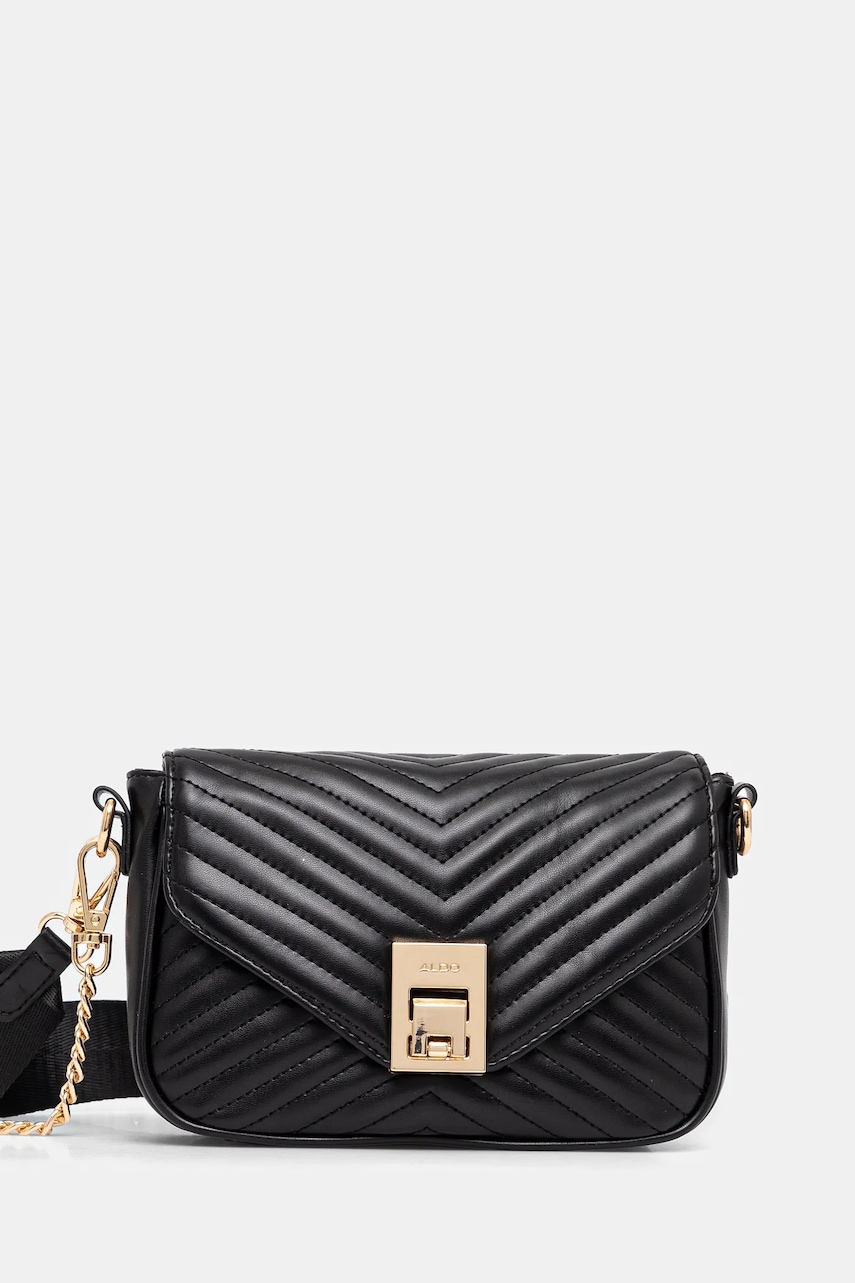 Τσάντα Aldo Unila χρώμα: μαύρο