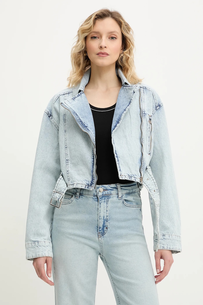 Τζιν μπουφάν Answear.LAB χρώμα: μπλε