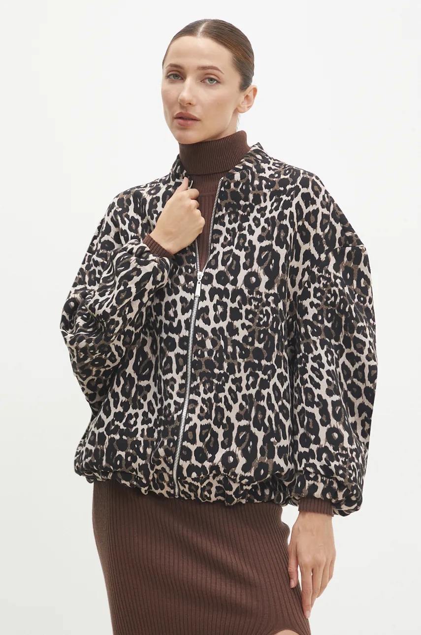 Μπουφάν Answear.LAB χρώμα: μπεζ