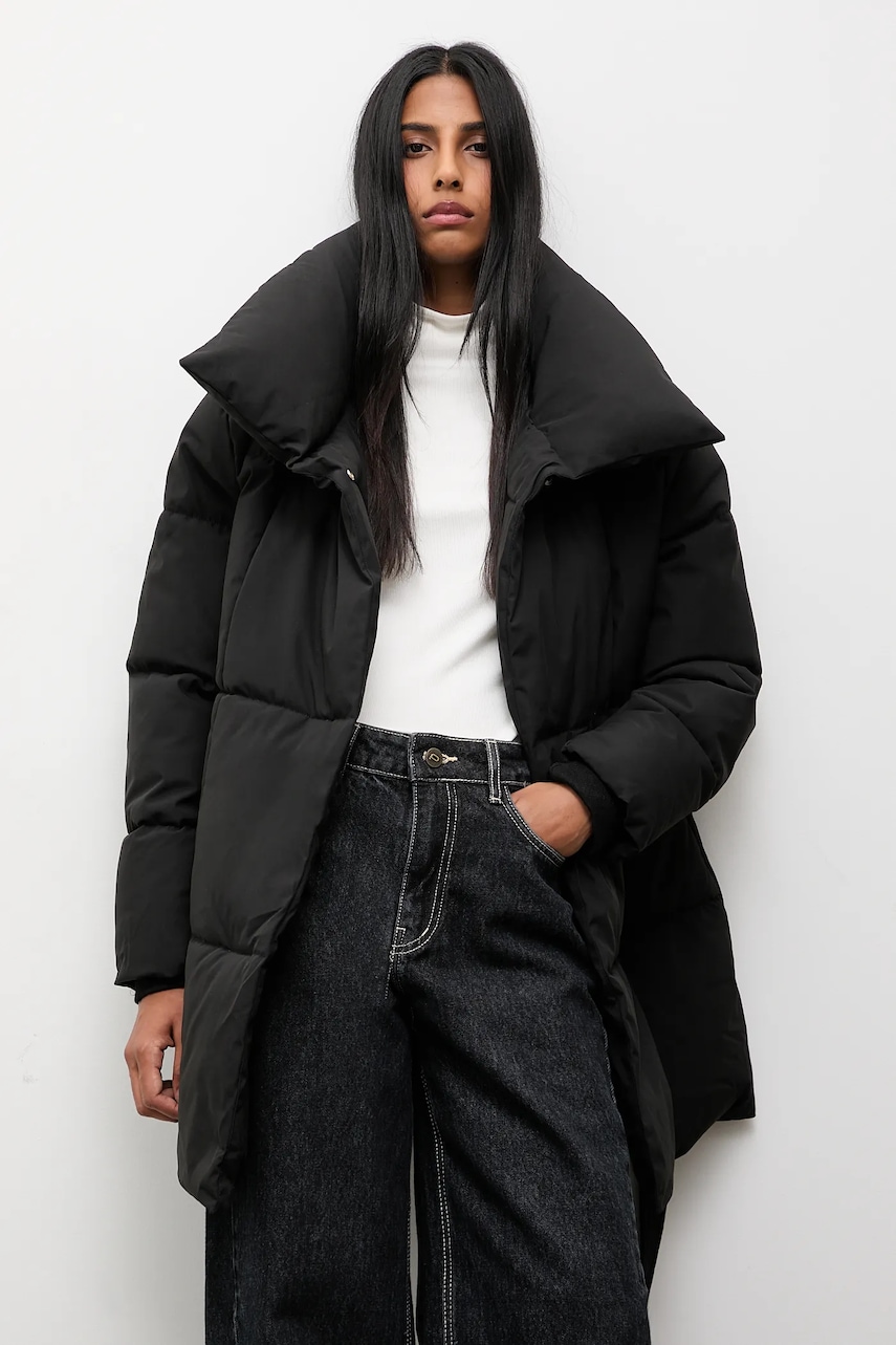 Μπουφάν Answear.LAB χρώμα: μαύρο