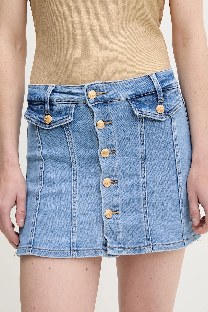 Τζιν φούστα Answear.LAB χρώμα: μπλε