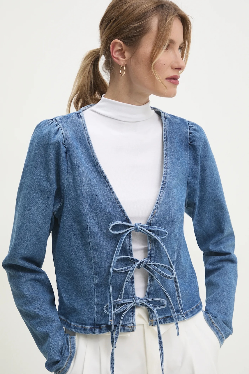 Τζιν μπουφάν Answear.LAB χρώμα: μπλε