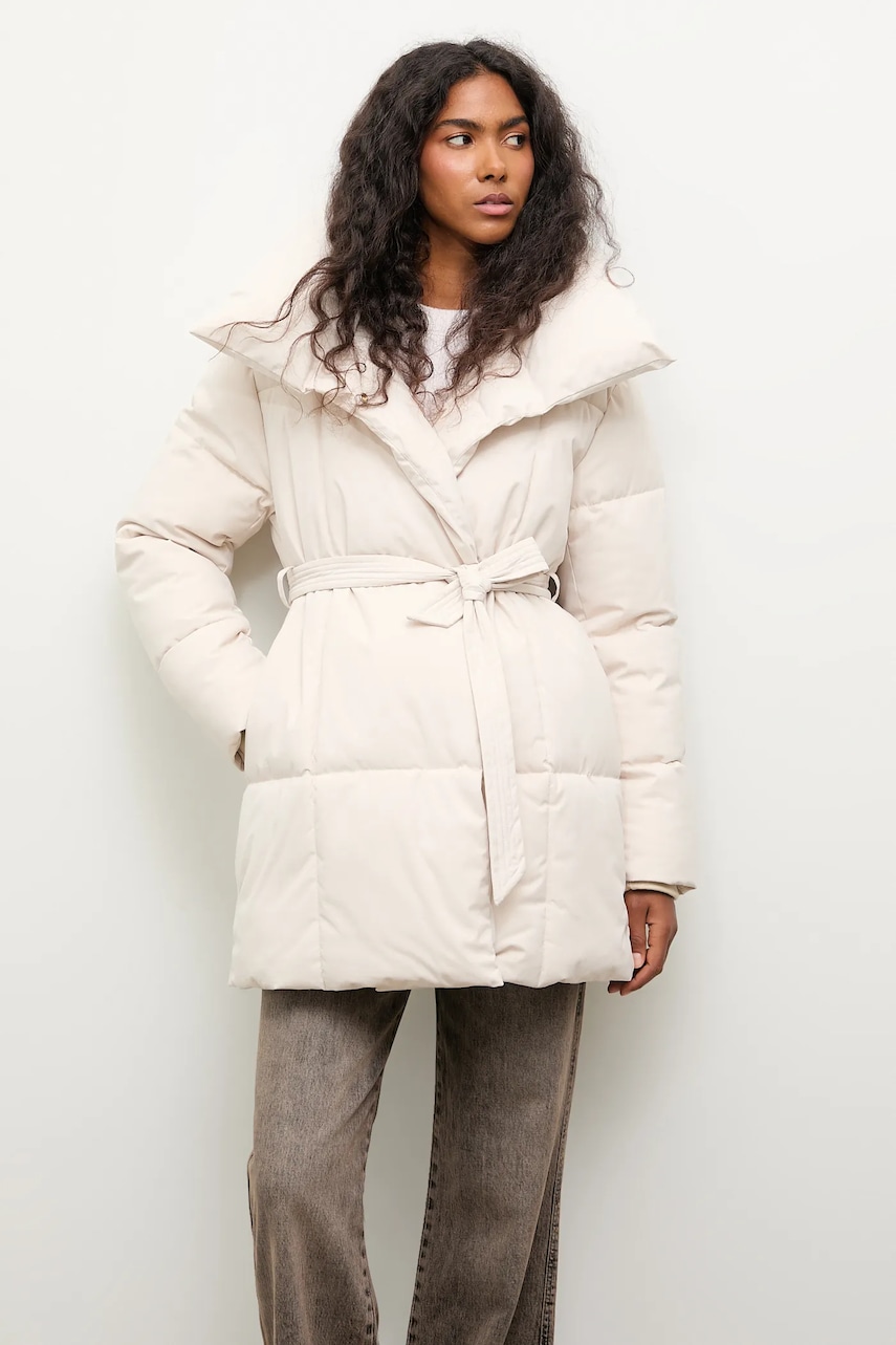 Μπουφάν Answear.LAB χρώμα: μπεζ