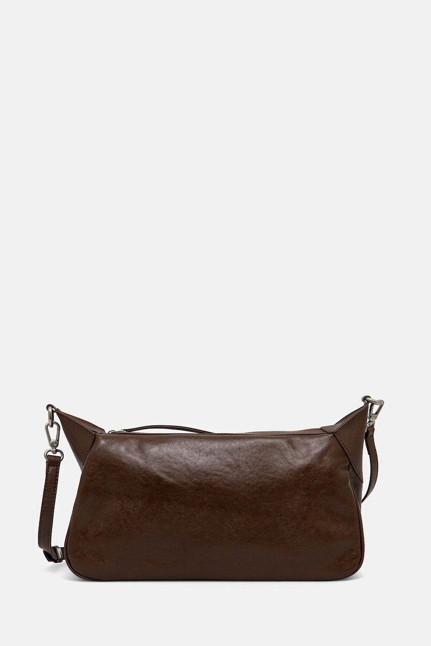 Δερμάτινη τσάντα Answear.LAB χρώμα: καφέ