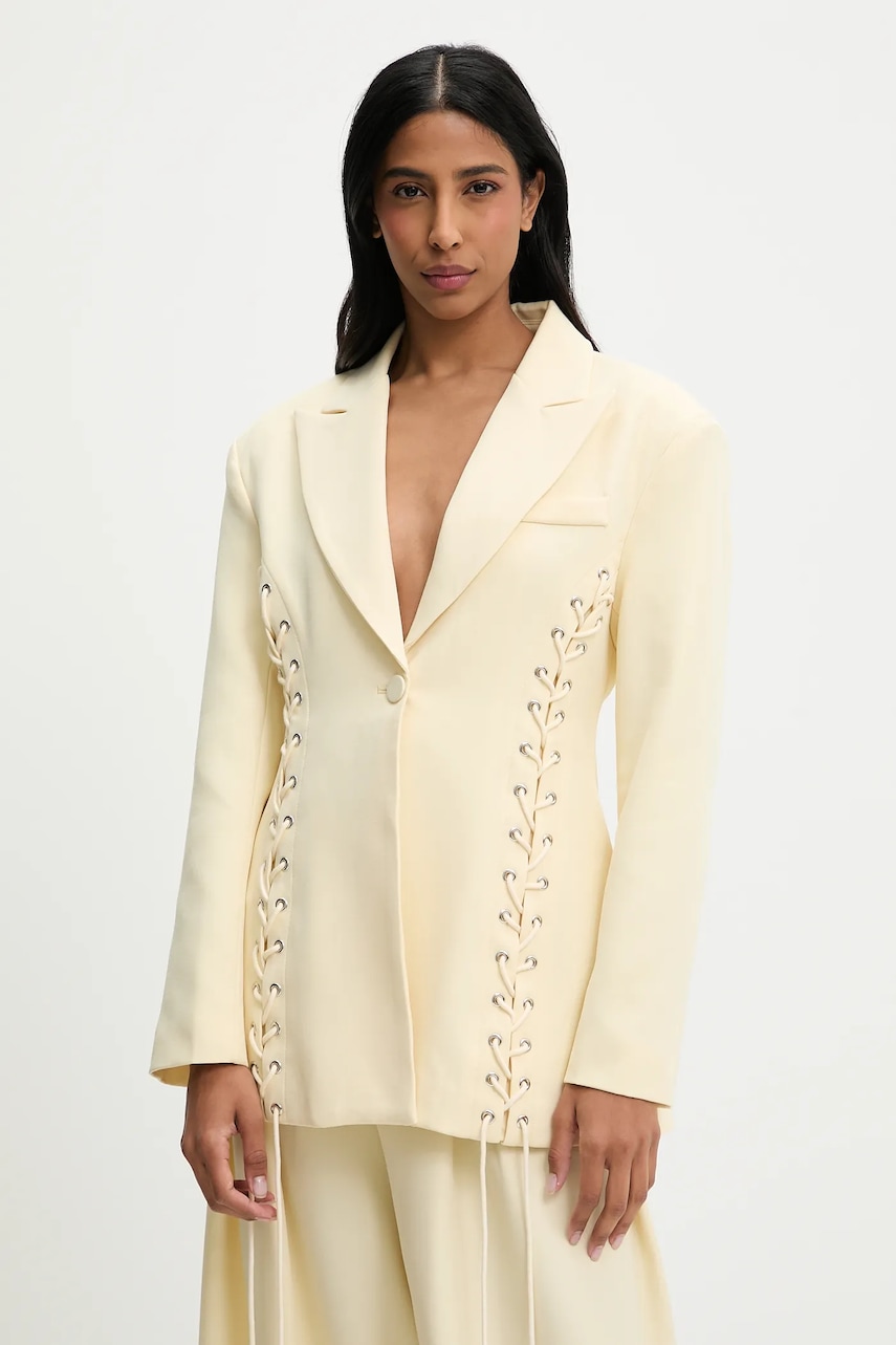 Σακάκι Answear.LAB χρώμα: κίτρινο