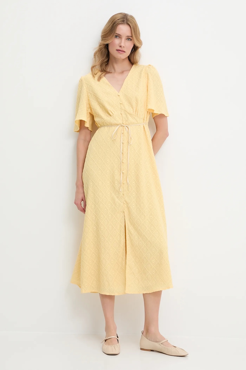 Φόρεμα Answear.LAB χρώμα: κίτρινο