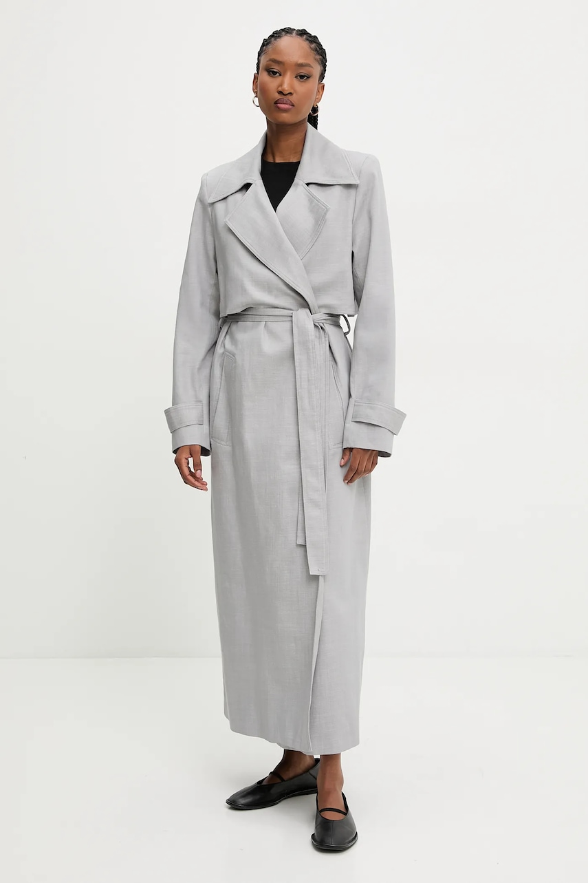 Τζιν καμπαρντίνα Answear.LAB χρώμα: γκρι