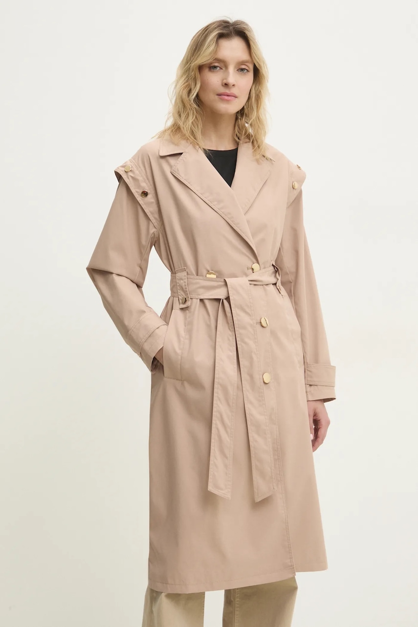 Καμπαρντίνα Answear.LAB χρώμα: μπεζ