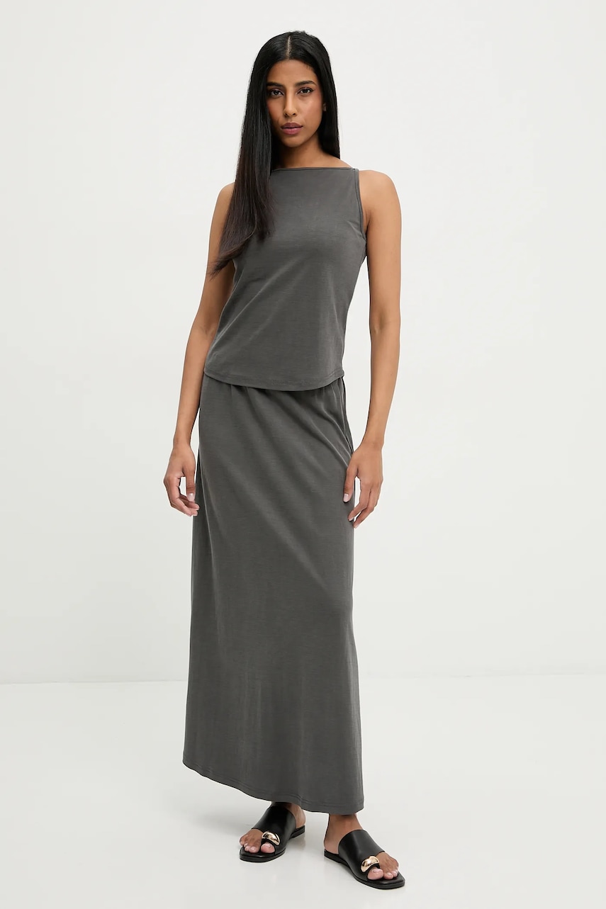 Μπλούζα και φούστα Answear.LAB χρώμα: γκρι