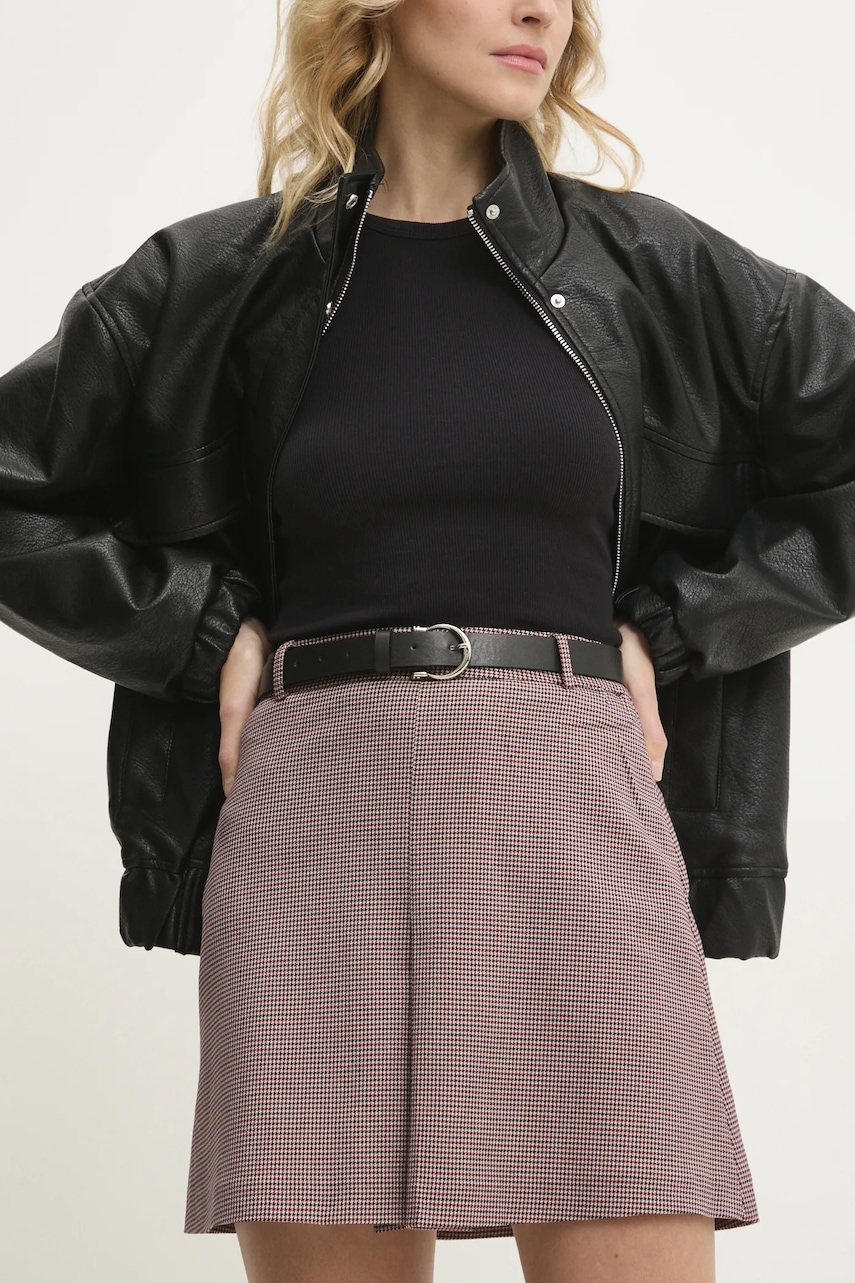 Βαμβακερή φούστα Answear.LAB χρώμα: κόκκινο