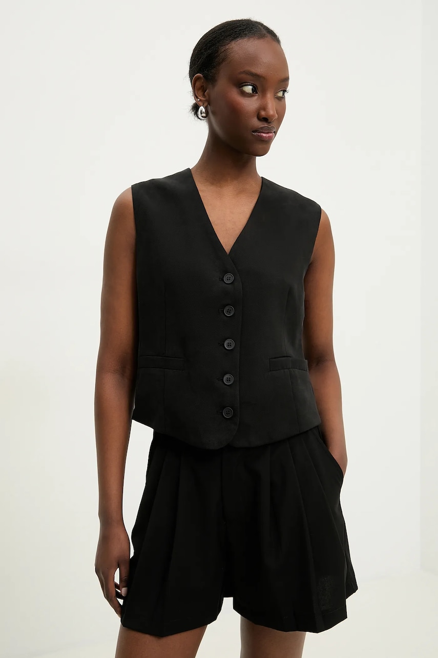 Γιλέκο Answear.LAB χρώμα: μαύρο