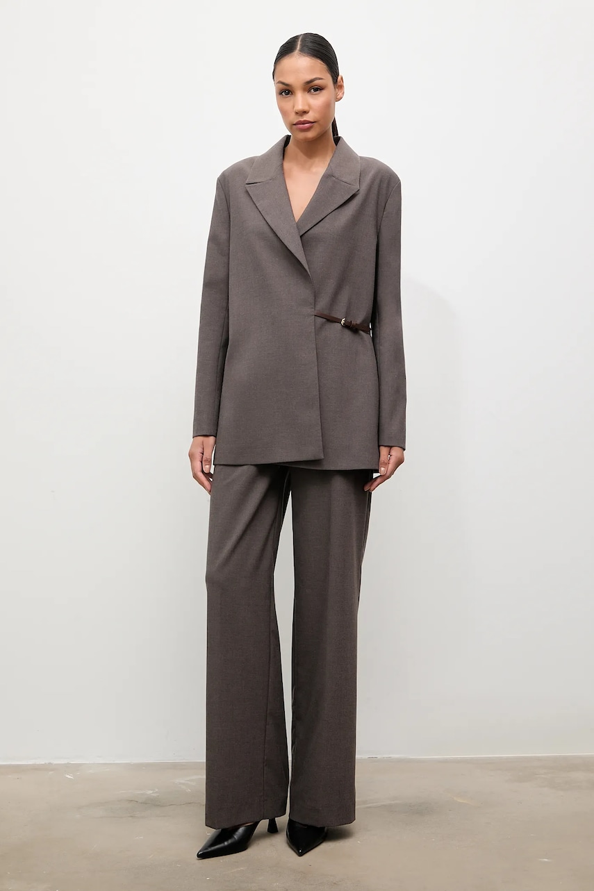 Σακάκι Answear.LAB χρώμα: καφέ