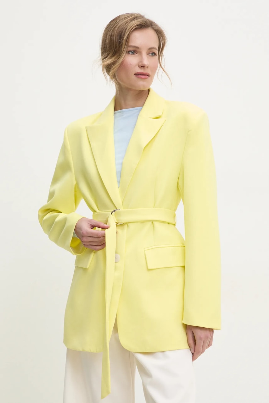 Σακάκι Answear.LAB χρώμα: κίτρινο