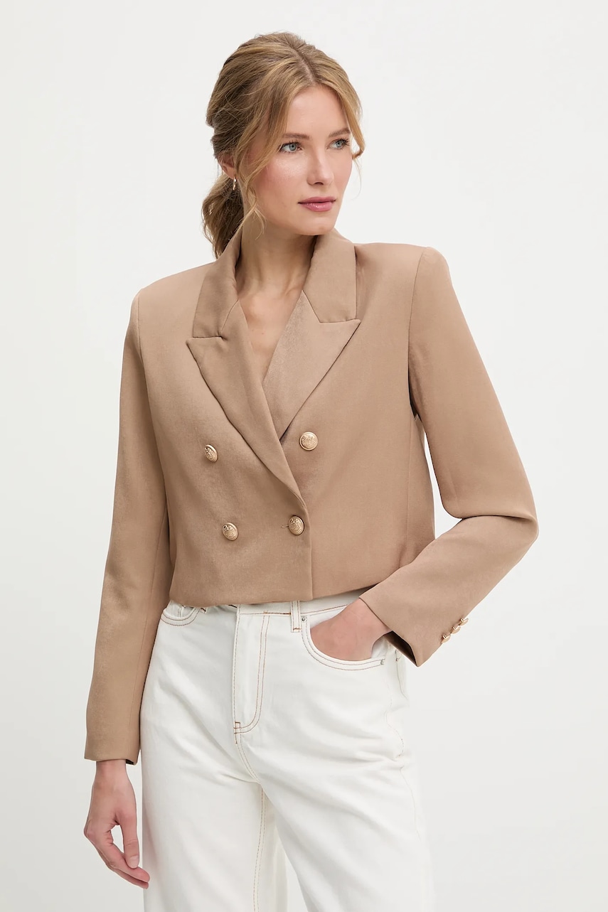 Σακάκι Answear.LAB χρώμα: καφέ