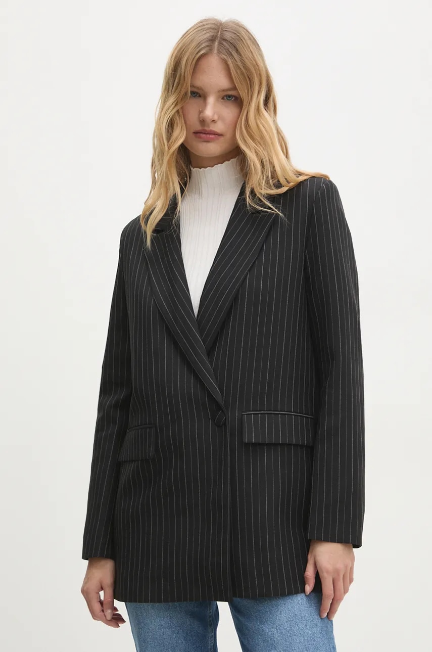 Σακάκι Answear.LAB χρώμα: μαύρο