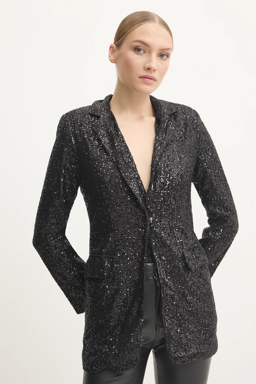 Σακάκι Answear.LAB χρώμα: μαύρο