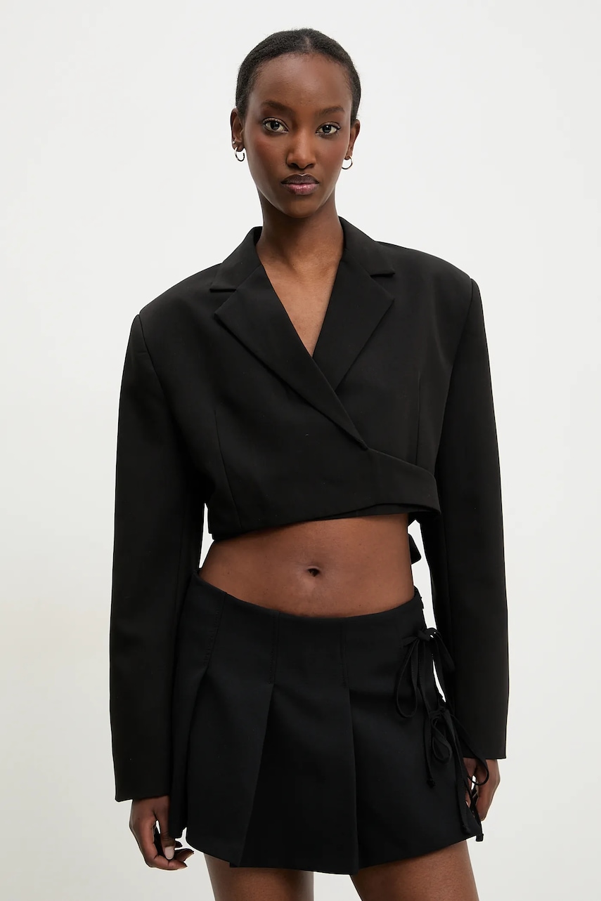 Σακάκι Answear.LAB χρώμα: μαύρο