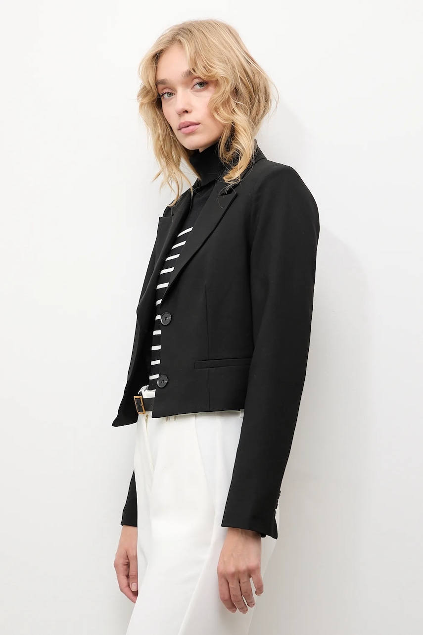 Σακάκι Answear.LAB χρώμα: μαύρο