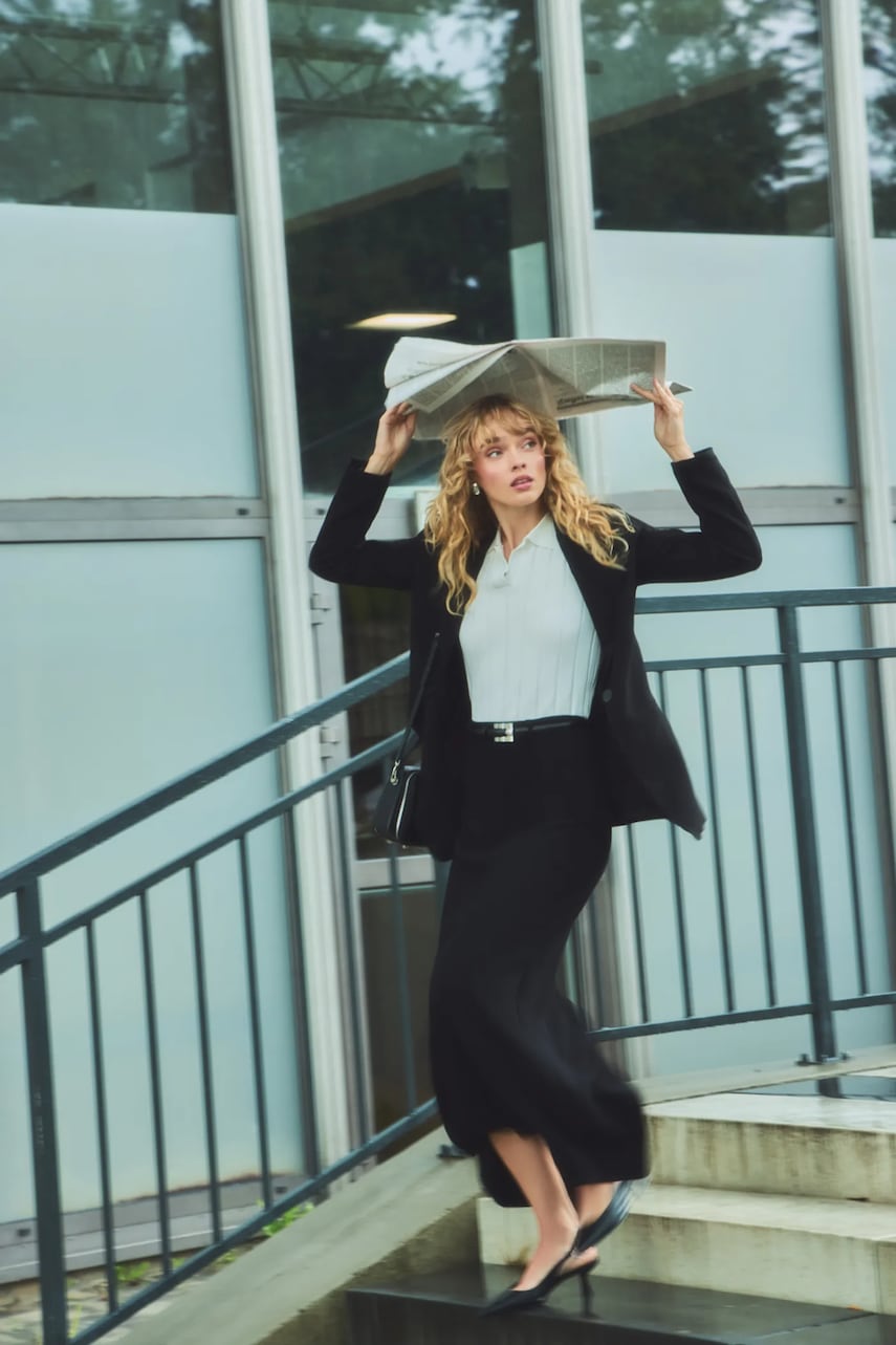 Σακάκι Answear.LAB χρώμα: μαύρο