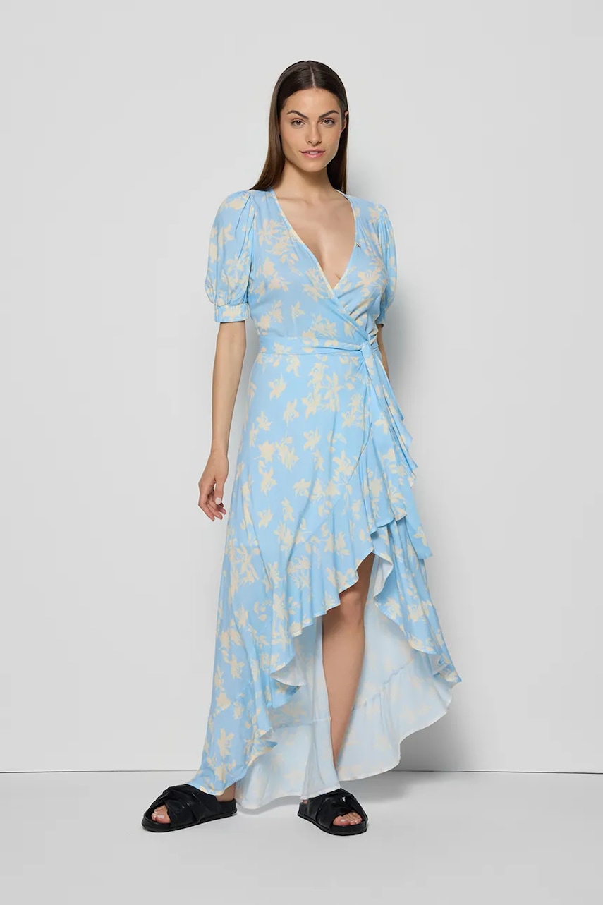 Φόρεμα Bizuu ISLAY χρώμα: μπλε, ISLAY BŁĘKITNY