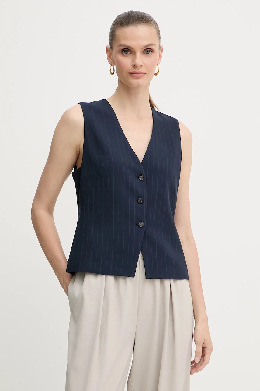 Γιλέκο BOSS χρώμα: ναυτικό μπλε, 50548493