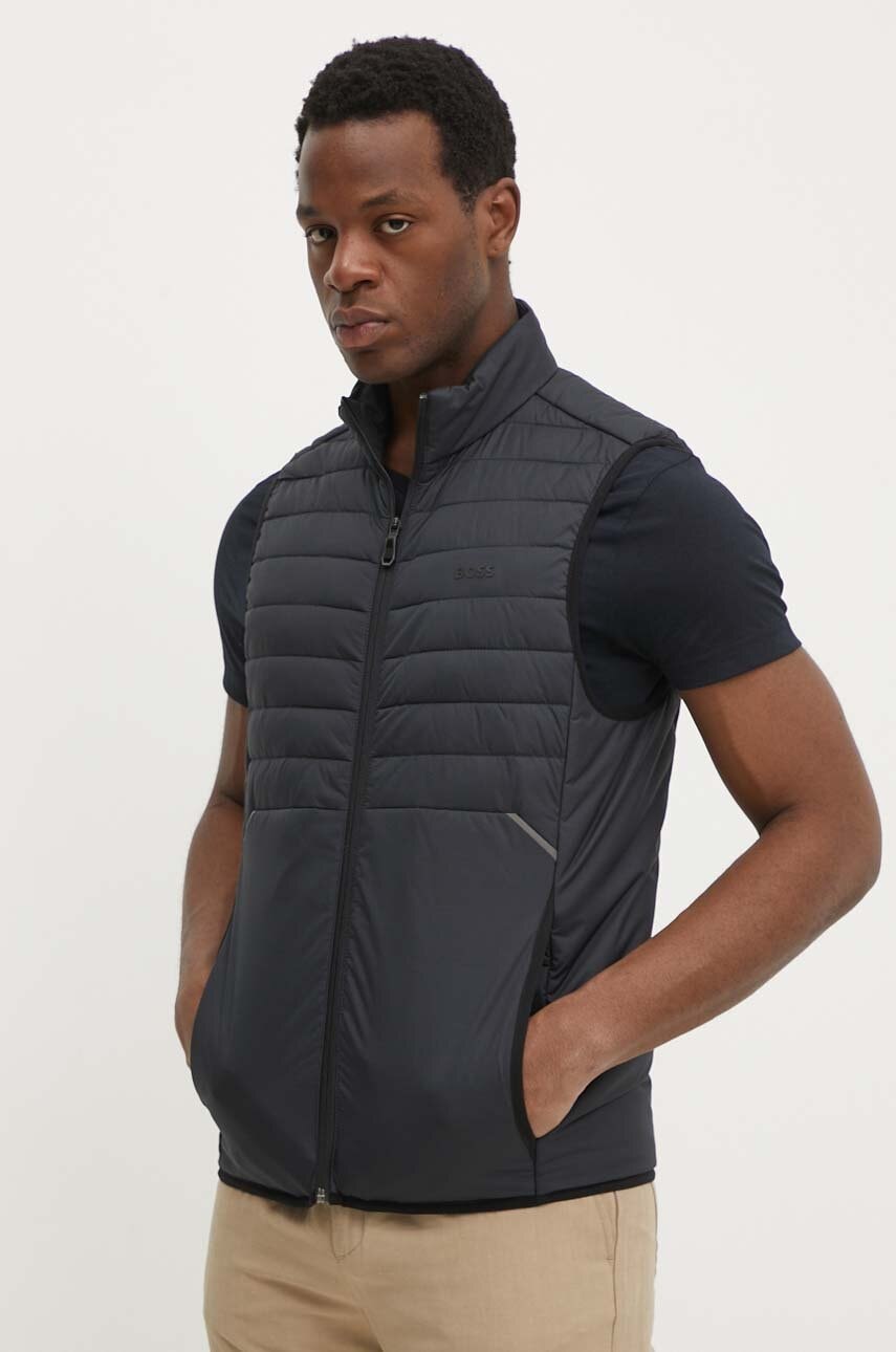 Αμάνικο μπουφάν Boss Green χρώμα: ναυτικό μπλε, 50514762