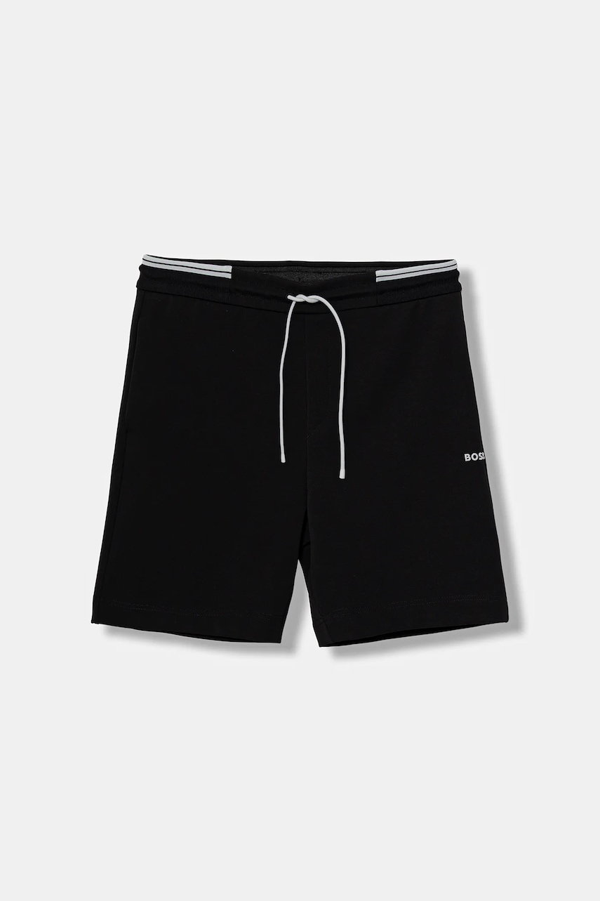 Σορτς BOSS Green χρώμα: μαύρο, 50543091