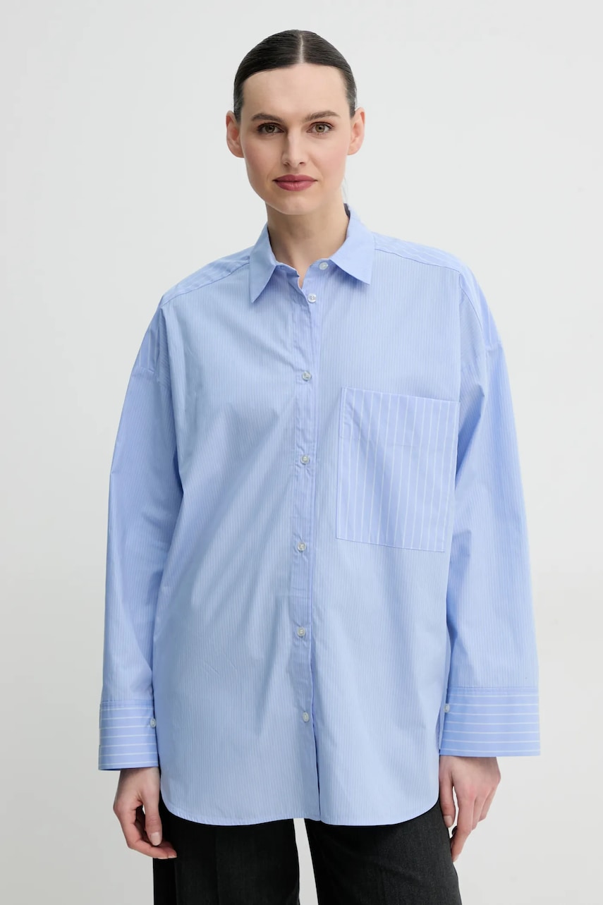 Βαμβακερό πουκάμισο By Malene Birger DERRIS χρώμα: μπλε, 103165