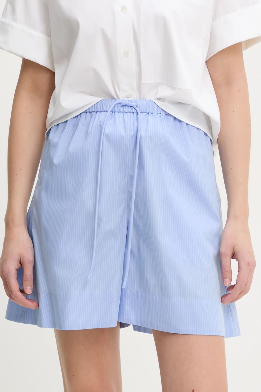 Βαμβακερό σορτσάκι By Malene Birger IFEION χρώμα: μπλε, 103189