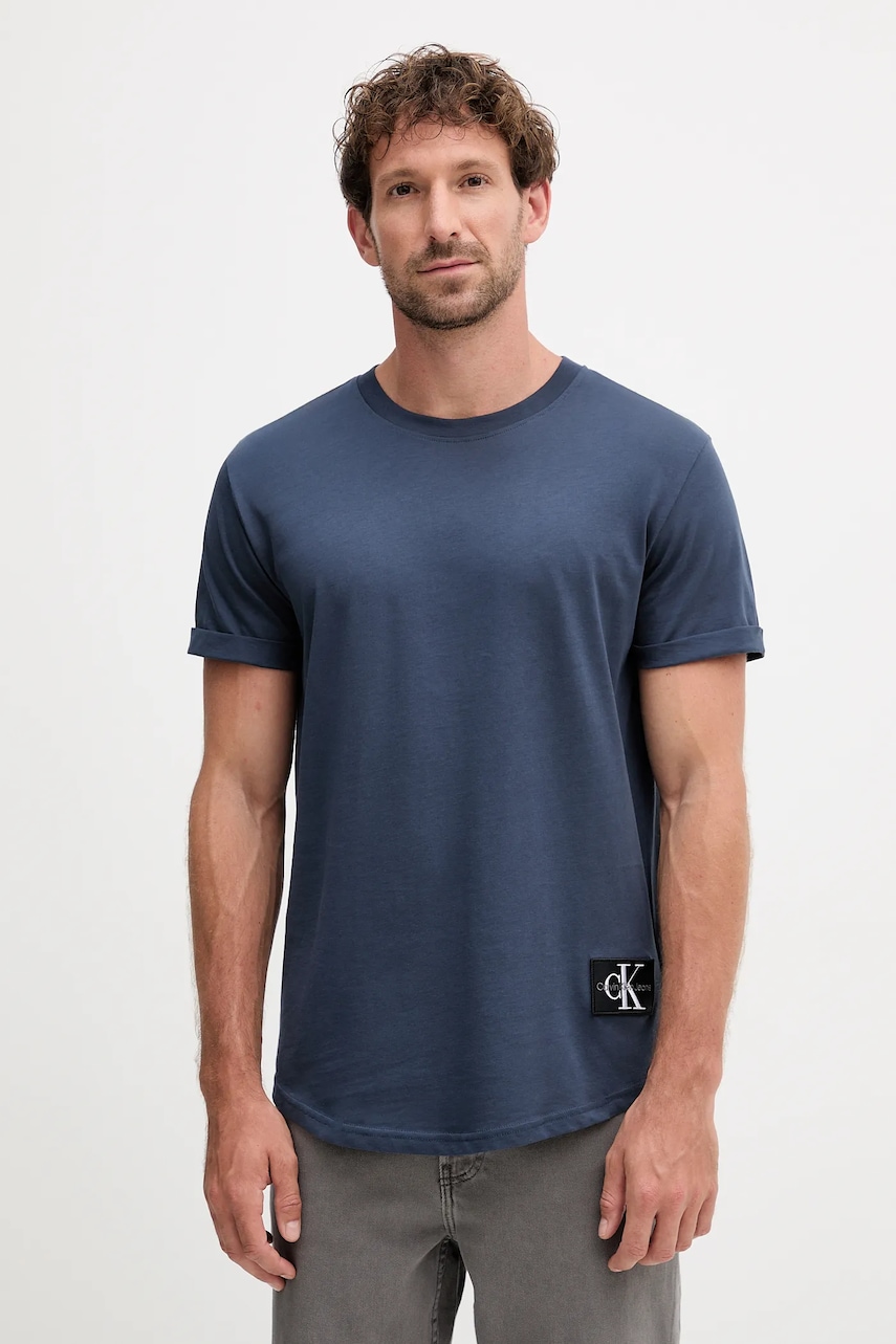 Βαμβακερό μπλουζάκι Calvin Klein Jeans ανδρικό, J30J323482