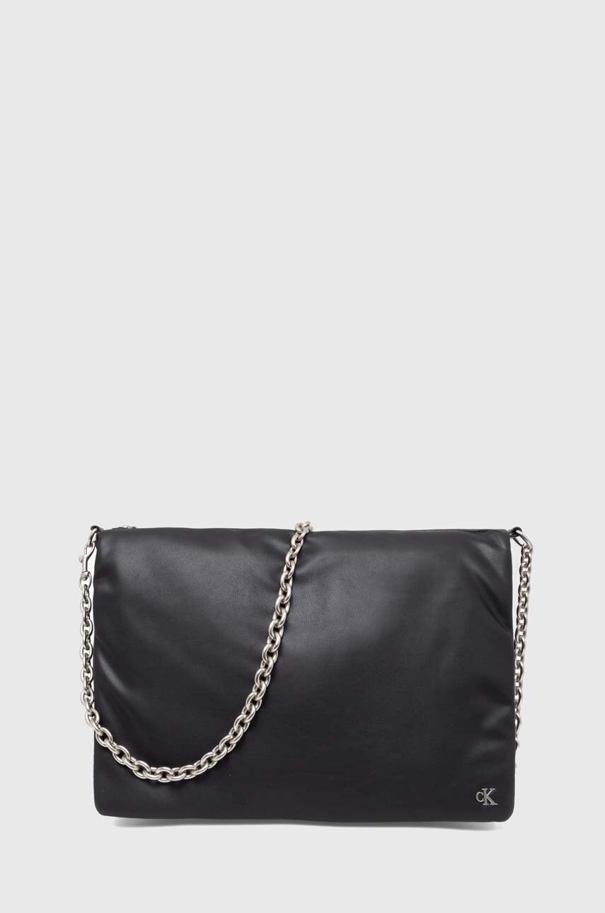 Τσάντα Calvin Klein Jeans χρώμα: μαύρο, K60K611950