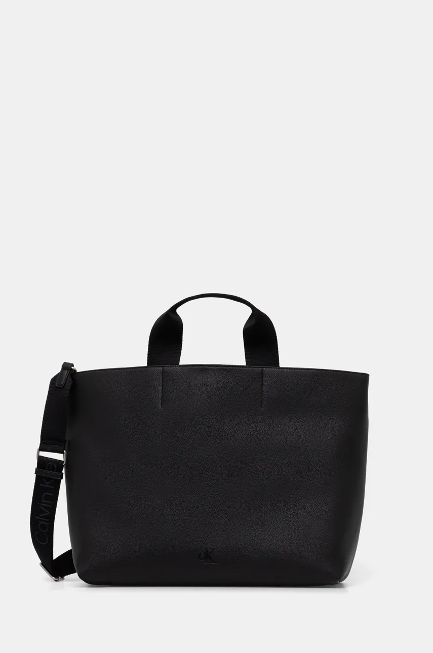 Τσάντα Calvin Klein Jeans χρώμα: μαύρο, K60K612710