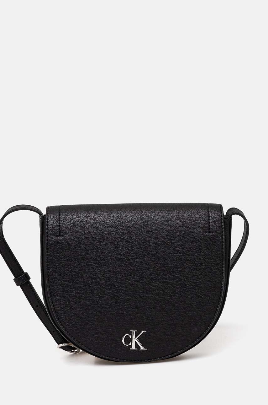 Τσάντα Calvin Klein Jeans χρώμα: μαύρο, K60K612718